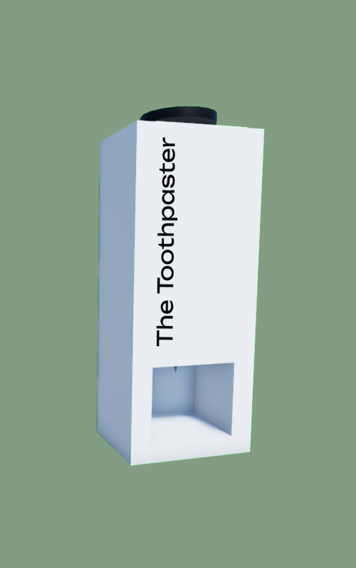 Perutzism Toothpaster Image White